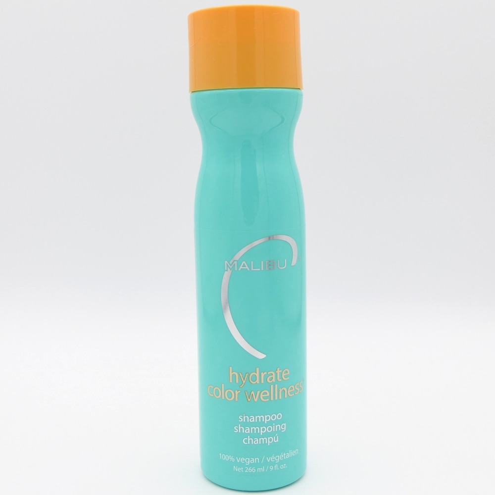 Malibu C Hydrate Color Wellness Shampoo 100% Vegan 9.5 fl oz For Colored Hair